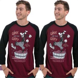 Disney Parks Epcot Goofy Food & Wine Festival Pass Holder 2018 Unisex Tee 3X 102